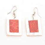 BOUCLES D'OREILLE NACRE