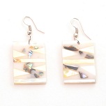 BOUCLES D'OREILLE NACRE