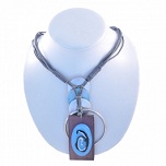 COLLIER BOIS ET PERLES